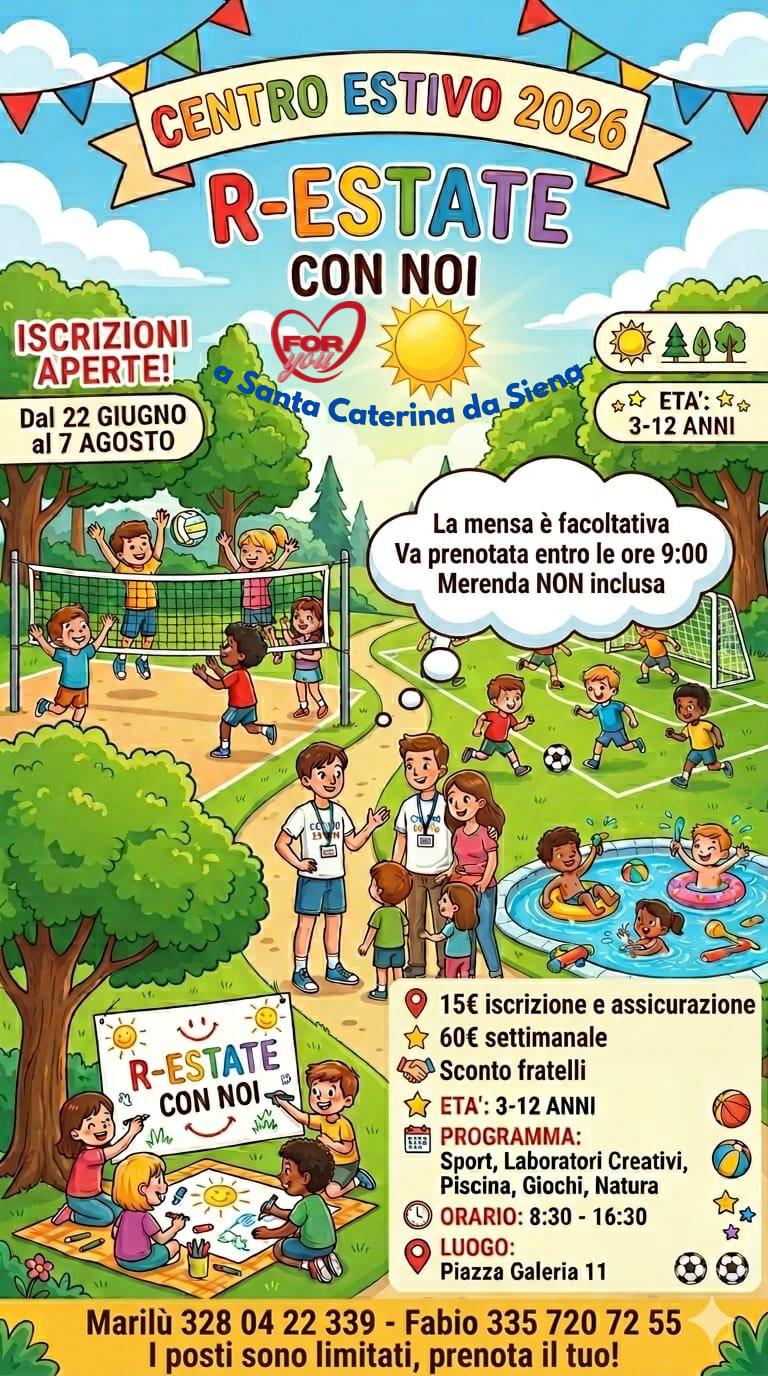 Locandina Centro Estivo